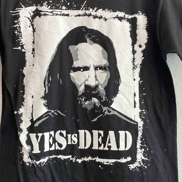 NEW WWE Authentic Daniel Bryan Black Yes is Dead Graphic T Shirt Size Small - Picture 2 of 7